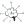 A stylized, abstract representation of a molecule or atom, possibly with a central nucleus and surrounding electrons or bonds, rendered in a dark, possibly cosmic or digital, background.