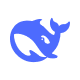 Deep Seek logo, an LLM available in TeamAI